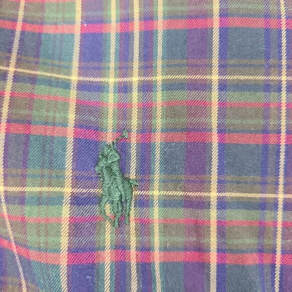 Ralph Lauren Oxford Long Sleeve Button Down Shirt Casual Men's Size Large - Picture 2 of 8